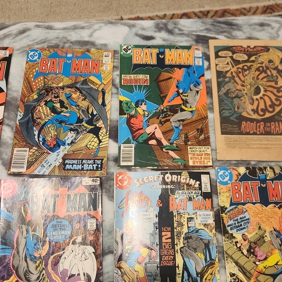 Dc Comincs Lot Of 14 Batman EUC 1980s #416 407 410 362 418 360 318 6 319 320 - Picture 4 of 4